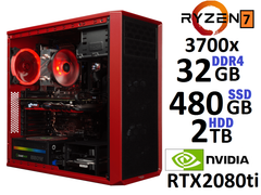 ゲーミングPC/Ryzen7 3700X/RTX2080/メモリ32GB Компьютер Игровой Ryzen 7 3700X RTX2080Ti – фото, отзывы