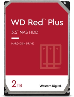 Жесткий диск Western Digital Red Plus 2TB 5400rpm 128МB WD20EFZX 3.5 SATA III