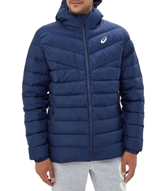 asics down hooded jacket