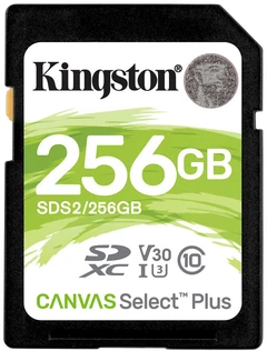 Карта памяти Kingston Canvas Select Plus SDXC 256GB UHS-I U3 V30