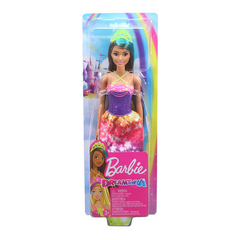 Barbie Fashionistas Doll with Brunette Afro & Blue Lips