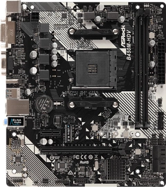 Материнская плата ASRock B450M-HDV R4.0 (sAM4, AMD B450, PCI-Ex16)