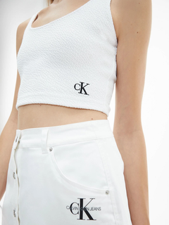 white calvin klein top