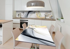 Виниловая 3D наклейка на стол Zatarga Порхающая хрупкость 600х1200 мм (Z182554st)