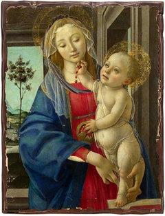 Rozetka | Картина Под Старину На Дереве Сандро Боттичелли "Мадонна С  Младенцем (С Гранатом)", 30*40 См. Цена, Купить Картина Под Старину На  Дереве Сандро Боттичелли "Мадонна С Младенцем (С Гранатом)", 30*40 См
