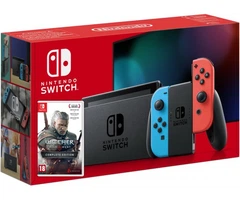 Nintendo Switch Neon Blue-Red (Upgraded version) + Игра The