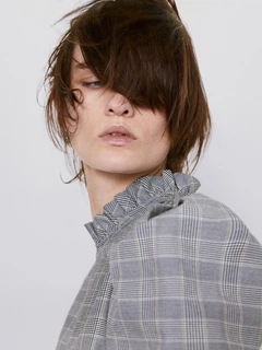 Блузка женская Zara 4437/230/064-ACSX M Серая