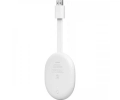 Медіаплеєр Google Chromecast 4K with Google TV Snow (GA01919