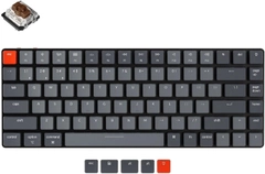 Клавіатура бездротова Keychron K3 Low Profile Gateron Brown White LED USB/Bluetooth Black (ENG/RU) (K3A3_Keychron)