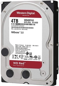 Жесткий диск Western Digital Red 4TB 5400rpm 256МB WD40EFAX 3.5