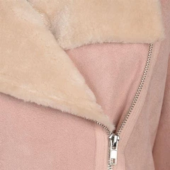 Куртка Golddigga Faux Fur Aviator Jacket 10(S) Розовый