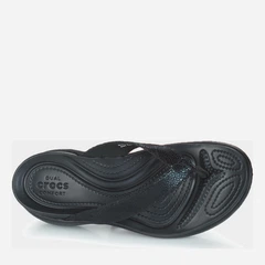 Женские вьетнамки Crocs Jibbitz Capri MetallicTxt Wedge Flip