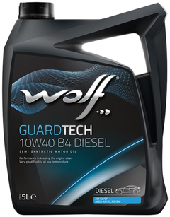 Моторное масло Wolf GuardTech 10W-40 B4 Diesel 5 л (8303913)