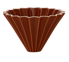 Пуровер порцеляновий Origami Dripper M Brown – купити онлайн
