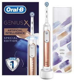 Электрическая зубная щетка ORAL-B BRAUN Special Edition Genius X 20000N Rose Gold (4210201295594)