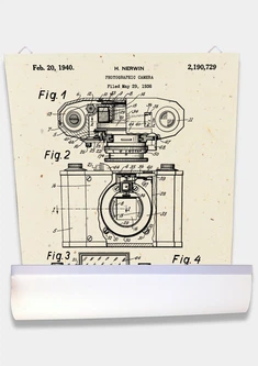 Арт-постер Let's Play Патент Фотокамера Zeiss Ikon Фотоаппарат 3