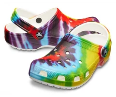Сабо Crocs Classic Tie-Dye Graphic, W7, Multi, 37-38