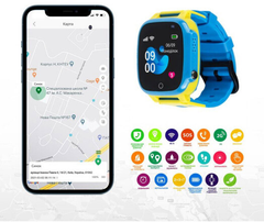 Дитячий розумний годинник AmiGo GO008 Glory GPS WiFi Blue