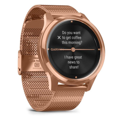 Смарт-часы Garmin vivomove Luxe, Rose Gold, Milanese (010