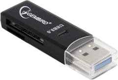 Внешний кард-ридер Gembird USB 3.0 для SD и MicroSD (UHB-CR3-01)