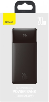 Повербанк Baseus Bipow Digital Display 10000mAh 20W чорний (PPDML-L01)