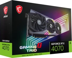 MSI PCI-Ex GeForce RTX 4070 Gaming X TRIO 12G 12GB GDDR6X (192bit