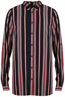 2点セット　finn Женская рубашка в полоску Finn Flare S20-32091-101 темно