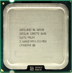 【中古】「未使用品」プロセッサ - 1 x Intel Core 2 クワッド q8400 / 2.66 GHz (1333 MHz) - lga775 ソケット - l2 4 MB - OEM Процессор Intel Core 2 Quad Q8400 2.66GHz/4M/1333 (SLGT6) s775
