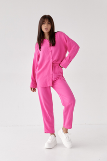 Urban Outfitters Uo Rosie Pink Utility Jumpsuit