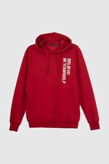 Pull and hotsell bear red hoodie