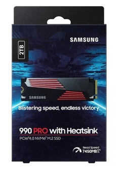 SSD Samsung 990 Pro 2TB with Heatsink (MZ-V9P2T0CW), M.2 PCIe 4.0