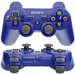 Беспроводной Джойстик Геймпад PS3 для PlayStation PS Синий – фото