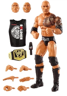 Рестлер Ультимейт Скала WWE Ultimate Edition The Rock Action