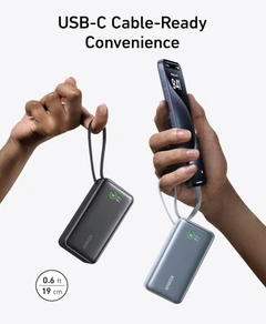 Универсальная батарея Anker Nano Power Bank 10,000mAh USB-C Cable