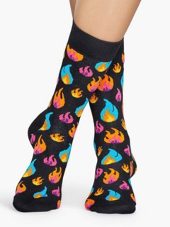 Шкарпетки жіночі Happy Socks 00-3134*10 котон 36/40 Чорні
