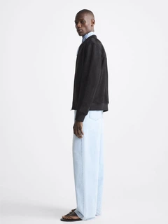 Бомбер чоловічий Zara 50725451 L Чорний (1159801985) – Брендовий