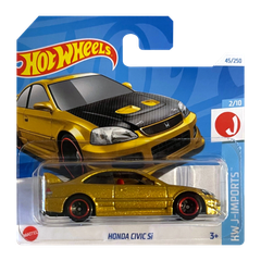 Машинка Базова Hot Wheels Honda Civic Si J-Imports 1:64 HTC41 Gold