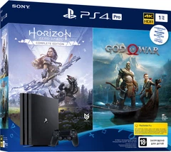 Игровая приставка PlayStation 4 Pro 1TB Black в комплекте с 2