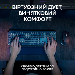 Комплект беспроводной Logitech MX Keys S PLUS PALMREST + MX