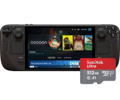 Игровая консоль Valve Steam Deck OLED 512GB Black + Карта памяти