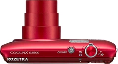 Фотоаппарат Nikon Coolpix S3500 Red (VNA292E11) купить на ROZETKA