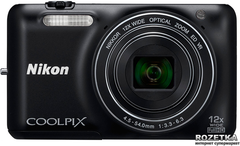 Фотоаппарат Nikon Coolpix S6600 Black (VNA440E1) купить на