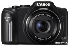 Фотоаппарат Canon PowerShot SX170 IS Black (8410B013AA) купить на