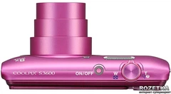 【美品・完動品】Nikon Coolpix S3600 ピンク Фотоаппарат Nikon Coolpix S3600 Pink (VNA554E1) купить на ROZETKA