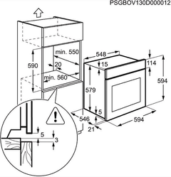 Духовой шкаф electrolux eoc 95751 bx