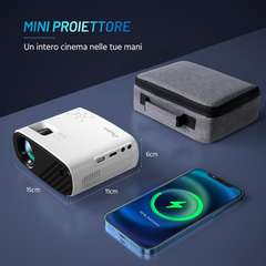 Мультимедійний проектор Elephas BL128 HD 8000 Лм з