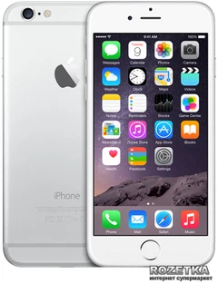 Apple iPhone 6 シルバー 64GB Мобильный телефон Apple iPhone 6 64GB Silver – фото, отзывы