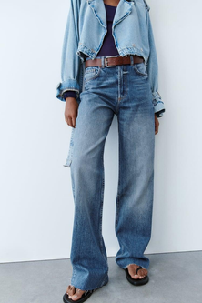 sizeadjust motif lace loose denim PT ブルー DENIM（デニム）の商品一覧｜CONZ （コンズ）公式通販｜CONZ