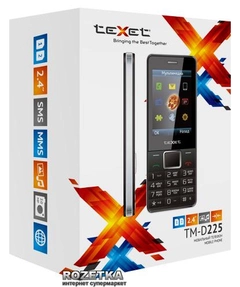 Хто виробляє телефон Texet?