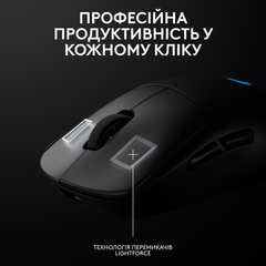 Миша Logitech G Pro 2 Lightspeed Wireless Black (910-007295) Миша Logitech G Pro 2 Lightspeed Wireless Black (910-007295)
